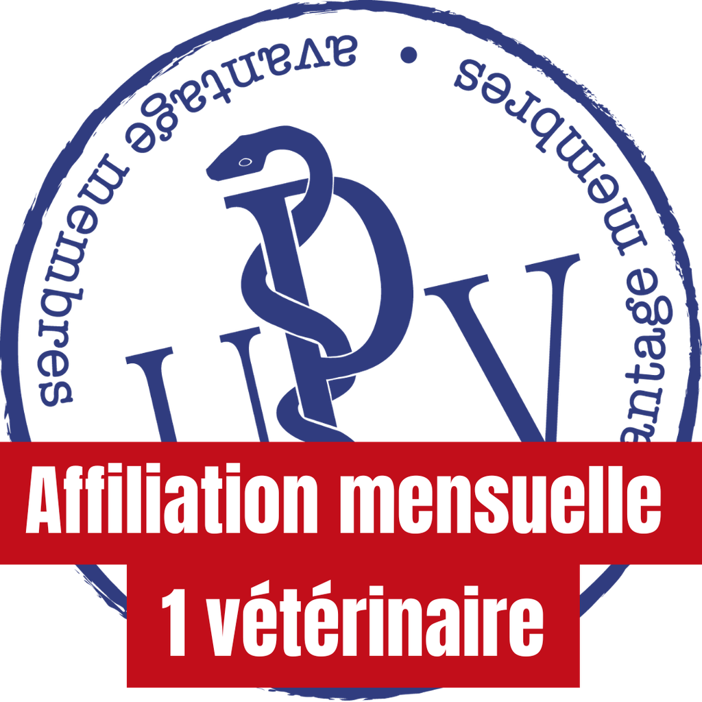 Affiliation (Abonnement mensuel) 1 vétérinaire