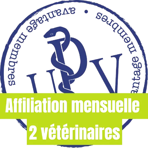 Affiliation (Abonnement mensuel) 2 vétérinaires