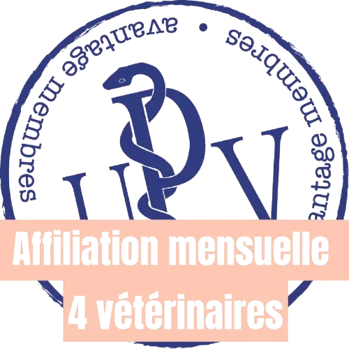 Affiliation (Abonnement mensuel) 4 vétérinaires